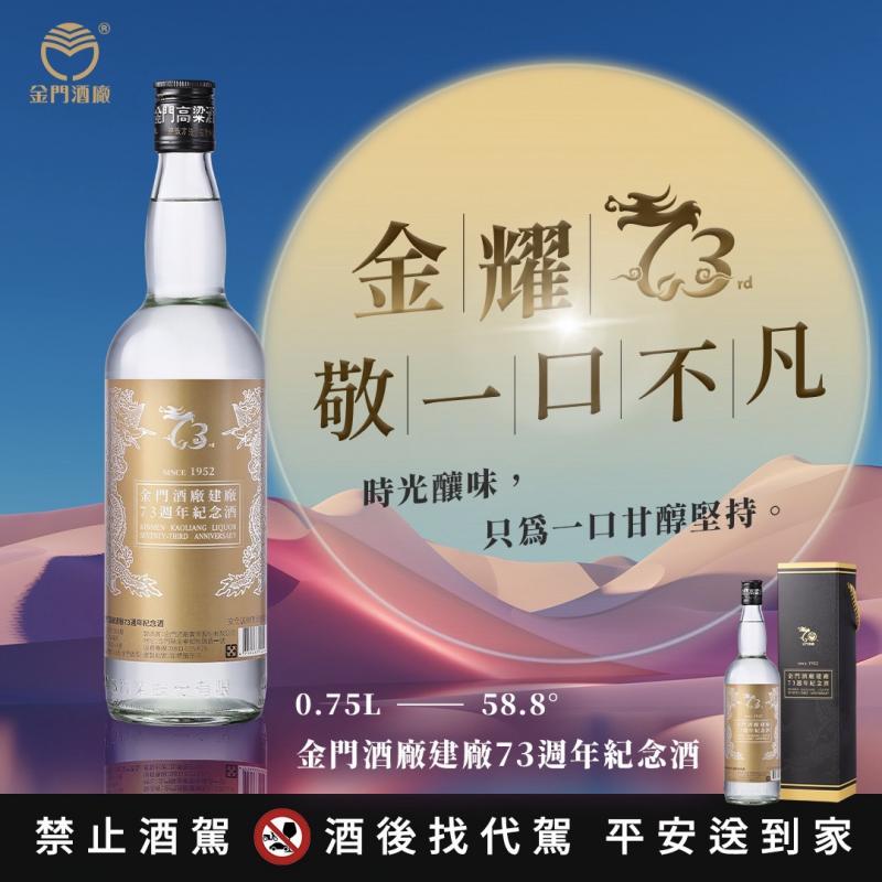 58.8度0.75L建廠73週年紀念酒