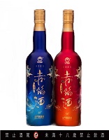 58度0.6L白金龍赤焰金門高粱酒(2023藍紅)